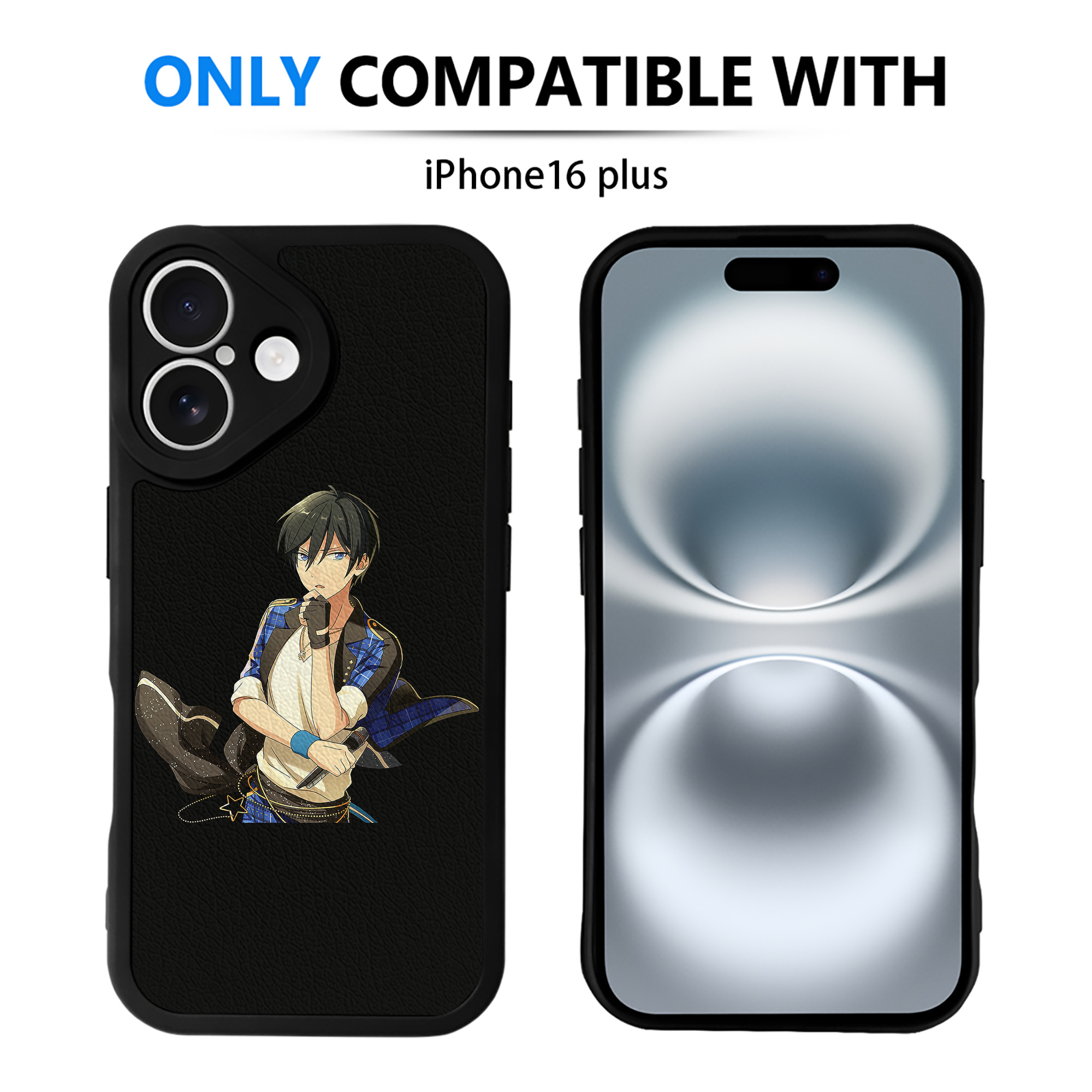 （画像用） あんさんぶるスターズ! Ensemble Stars 【iPhone 16シリーズ対応】シリコンスマホケース（レザー調） 材質：シリコン